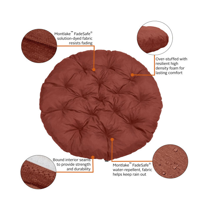 50" Papasan Cushion- Henna - Image 3